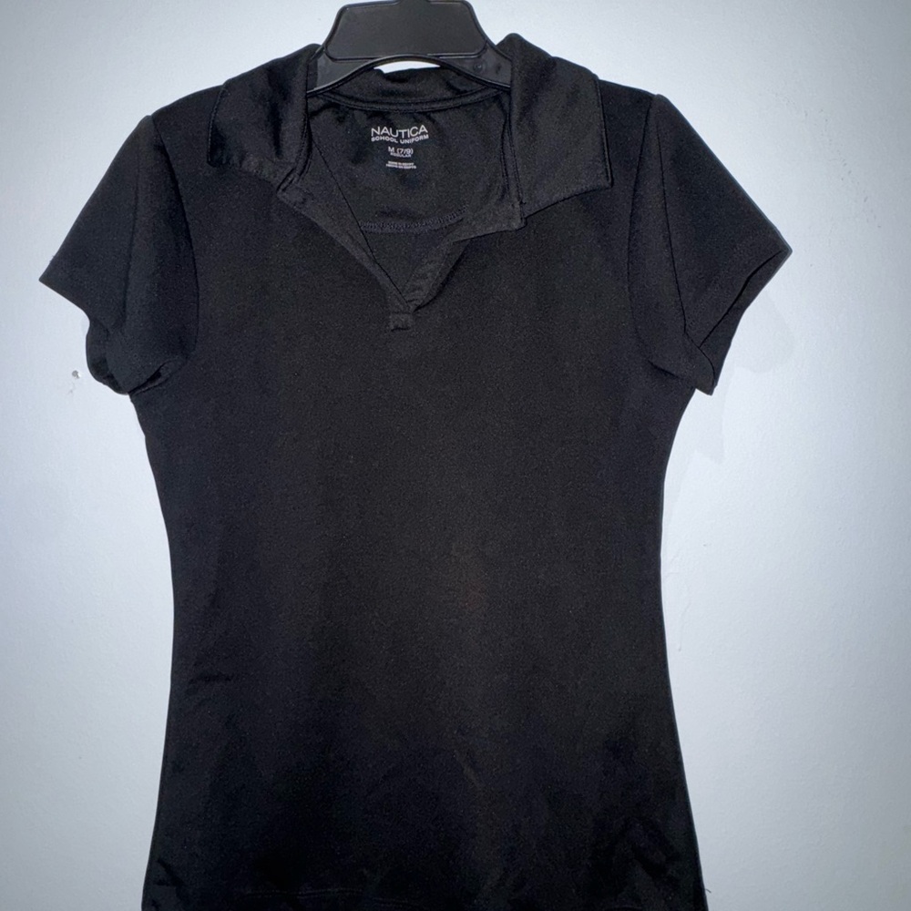 Nautica Women's DriFit Short Sleeve Black Tee Bundle S 3/5 M 7/8